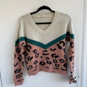 cheetah sweater